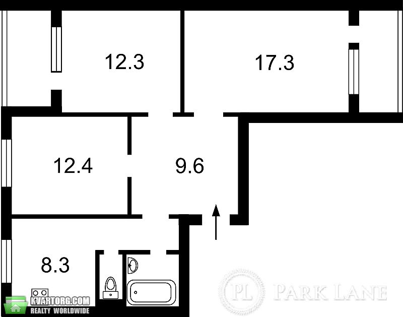 Sell 3-room apartment. Киев,  Ахматовой — photo 3
