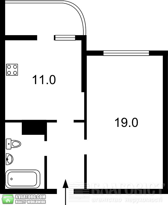 Sell 1-room apartment. Киев,  Краснозвездный пр — photo 7