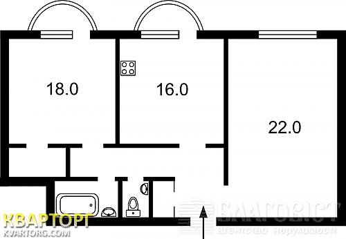 Sell 2-room apartment. Киев, Феодосийский пер — photo 9