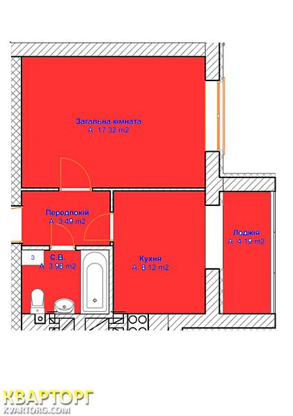 продам 1-комнатную квартиру. Киевская обл.,  Новооскольская - фото 1