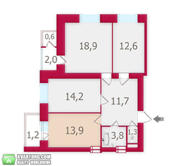 Sell 3-room apartment. Киев,  Бориспольская — photo 5