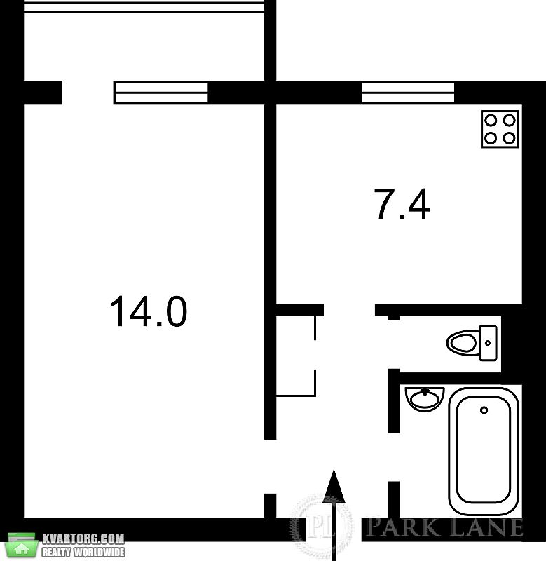 Sell 1-room apartment. Киев,  Вершигоры — photo 10