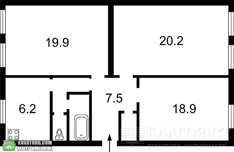 Sell 3-room apartment. Киев,  Резницкая — photo 2