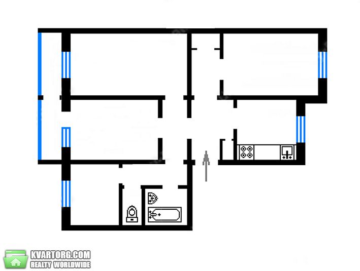 Sell 4-room apartment. Киев,  Радужная — photo 7
