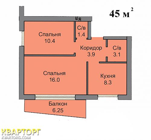 Sell 2-room apartment. Киев, надсонова — photo 2