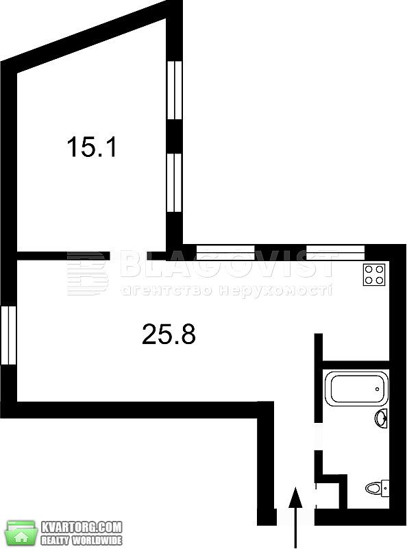 Sell 3-room apartment. Киев,  Прорізна Центр, — photo 2