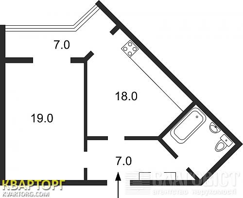 Sell 1-room apartment. Киев,  Большая Китаевская — photo 2