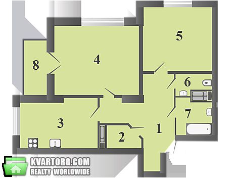 Sell 2-room apartment. Киев,  Якуба Коласа — photo 1