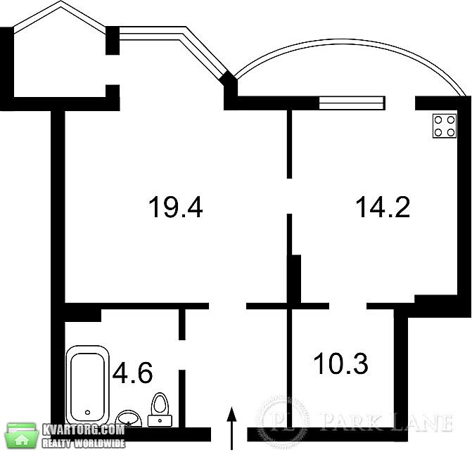 Sell 2-room apartment. Киев,  Ахматовой — photo 2