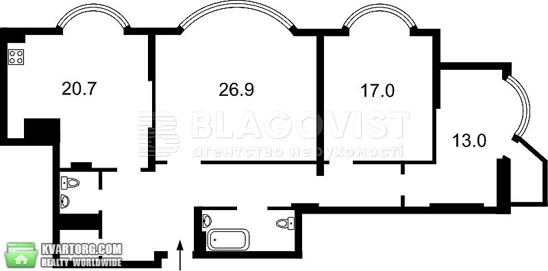 Sell 3-room apartment. Киев,  Харьковское шоссе — photo 2