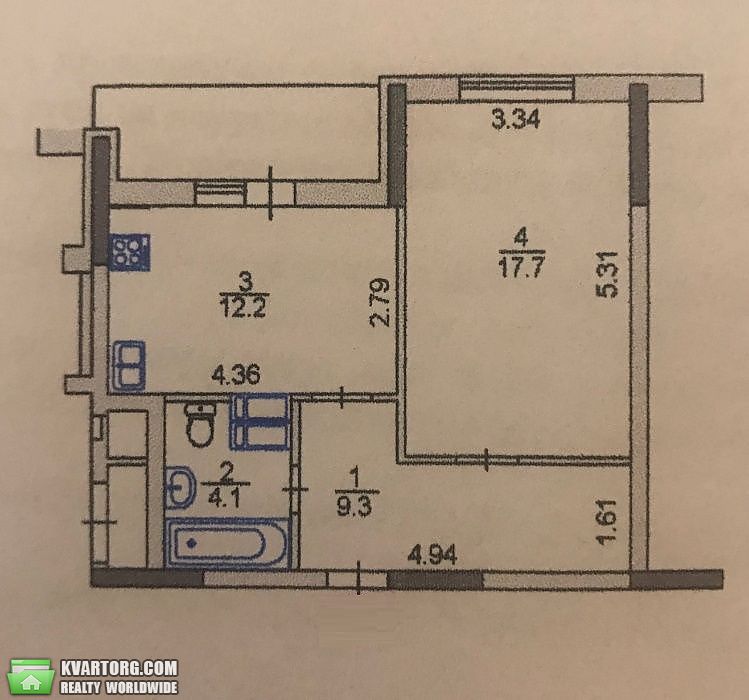 Sell 1-room apartment. Киев, Данченко — photo 3