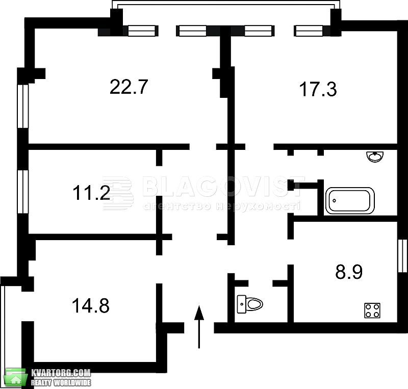 Sell 4-room apartment. Киев,  Политехнический пер — photo 3