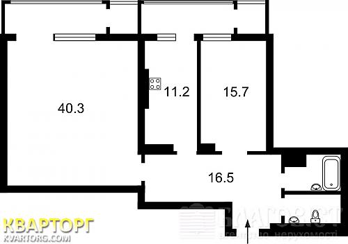 Sell 2-room apartment. Киев,  Щорса — photo 2