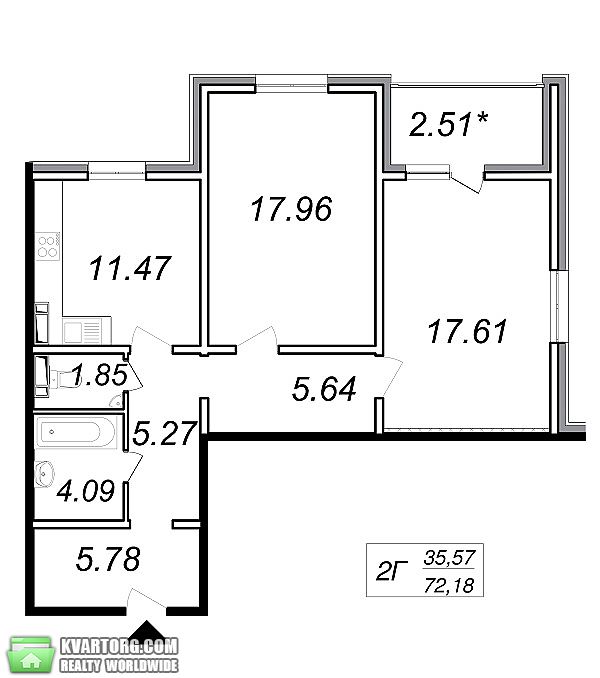 Sell 2-room apartment. Киев, Глушкова просп. — photo 5