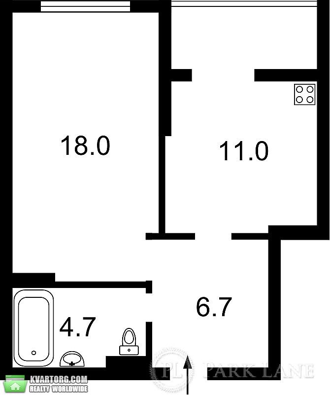 Sell 1-room apartment. Киев,  Феодосийская — photo 2