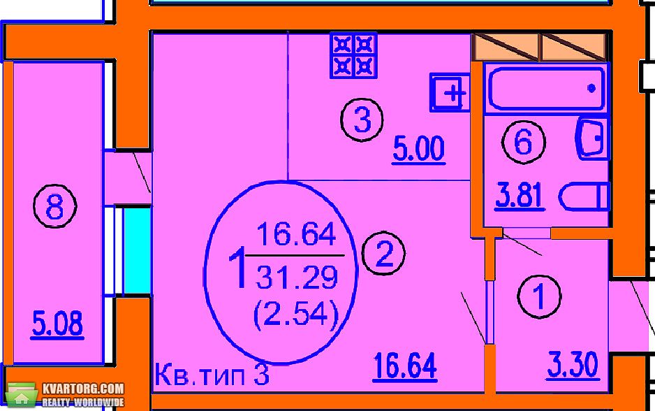 Sell 1-room apartment. Киев, Чубинского — photo 1