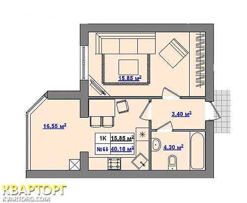Sell 1-room apartment. Киев, Большая окружная — photo 10