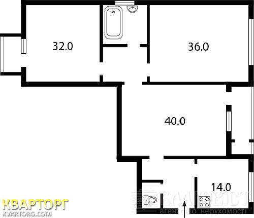 Sell 3-room apartment. Киев,  Щорса — photo 2