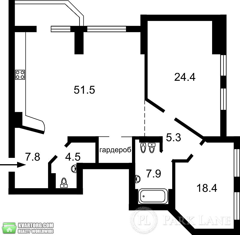 Sell 3-room apartment. Киев,  Черновола — photo 1
