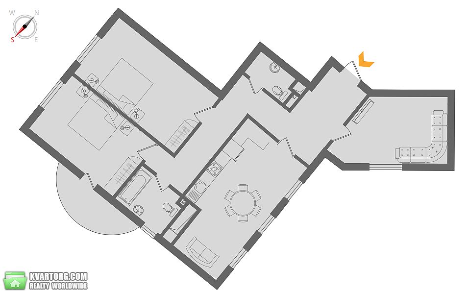 Sell 3-room apartment. Киев,  Лабораторный пер — photo 3