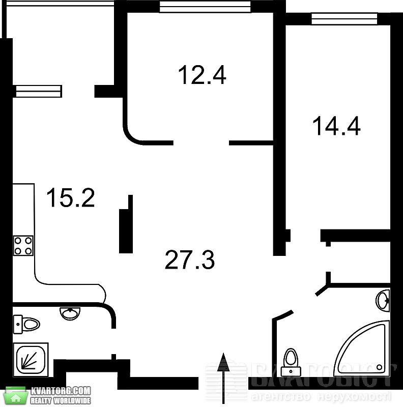 Sell 2-room apartment. Киев,  Краснозвездный пр — photo 8