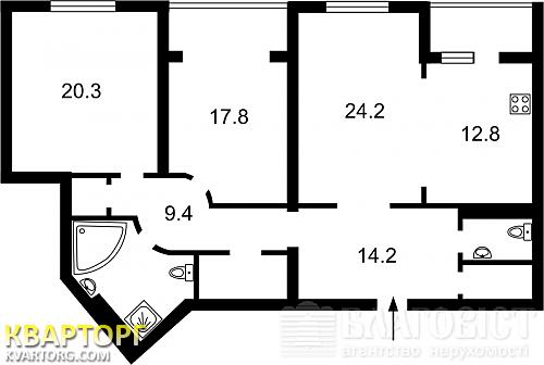 Sell 3-room apartment. Киев,  Краснова — photo 9