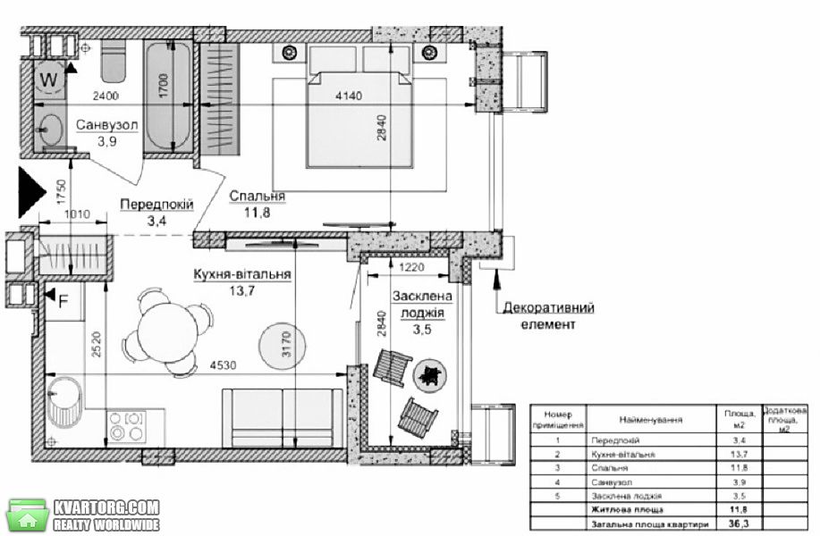 Sell 1-room apartment. Киев,  Теремковская — photo 5