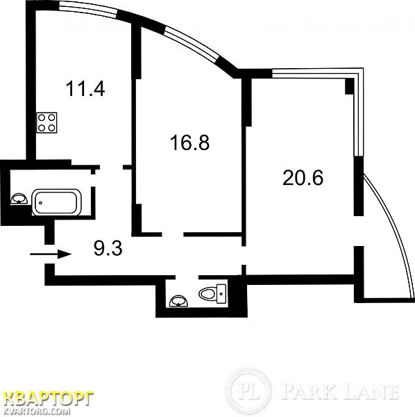 Sell 2-room apartment. Киев,  Шумского — photo 2