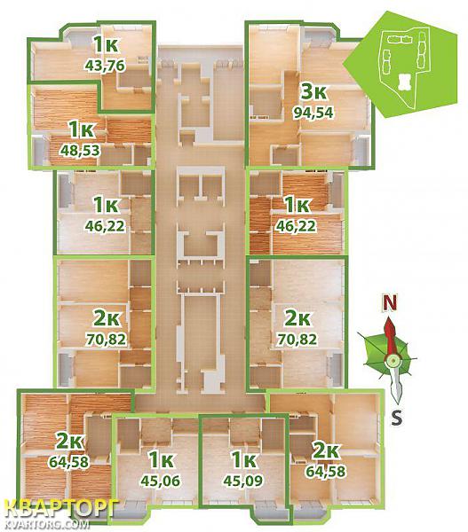 продам 1-комнатную квартиру. Киев,  Сикорского - фото 2