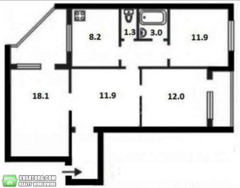 Sell 3-room apartment. Киев,  Ревуцкого — photo 6