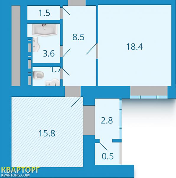 Sell 1-room apartment. Киев, Академика Вернадского бул — photo 6