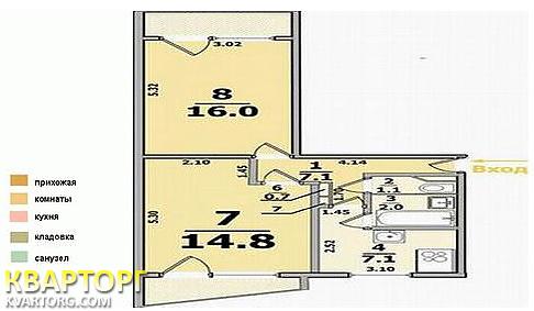 Rent out 2-room apartment. Харьков,  Блюхера — photo 1
