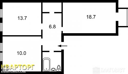 Sell 2-room apartment. Киев,  Толстого — photo 2
