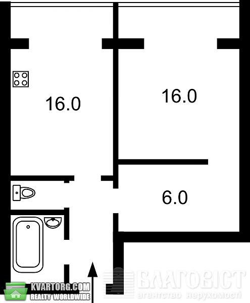 Sell 1-room apartment. Киев, Ушакова — photo 8