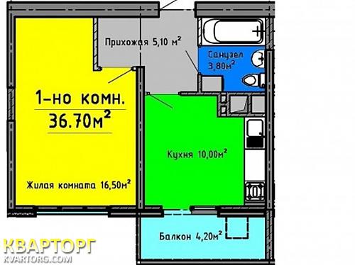 Sell 1-room apartment. Одесса, Люстдорфская дорога — photo 2