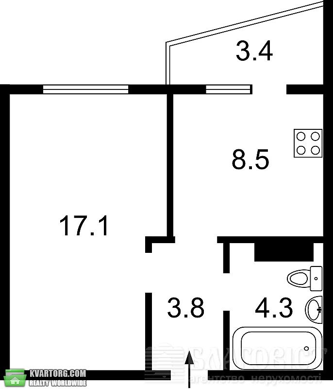 Sell 1-room apartment. Киев,  Чавдар — photo 2