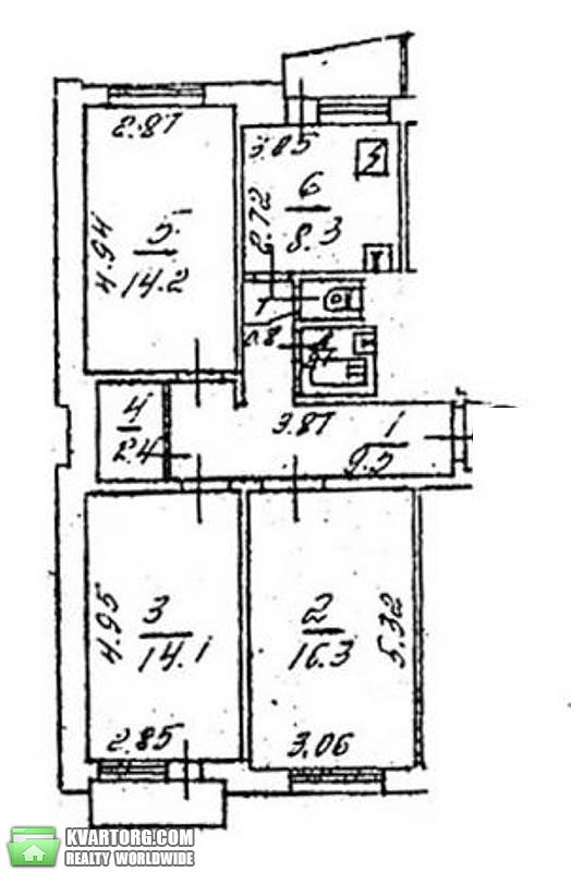 Sell 3-room apartment. Киев,  Приозерная — photo 8