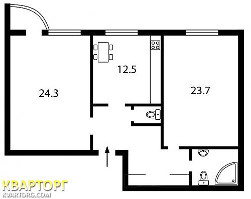 Sell 2-room apartment. Киев, Вильямса — photo 9
