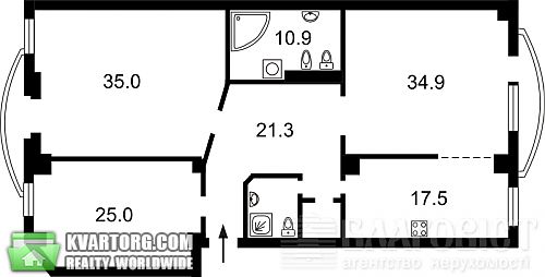 Sell 3-room apartment. Киев, Тургеневская — photo 6