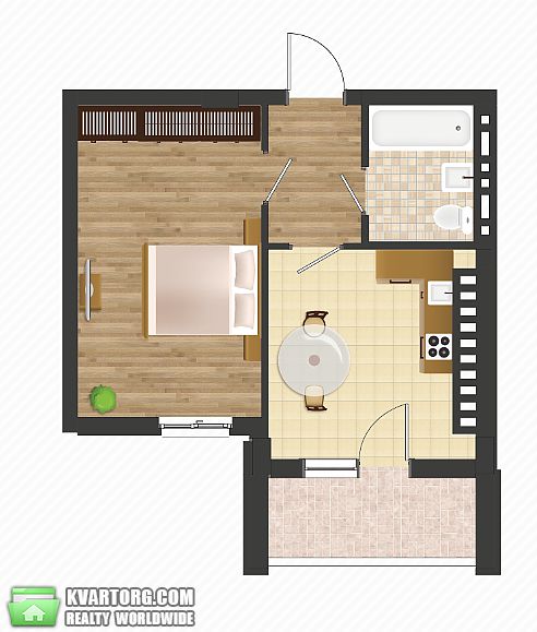 Sell 1-room apartment. Одесса, Днепропетровская дорога — photo 2