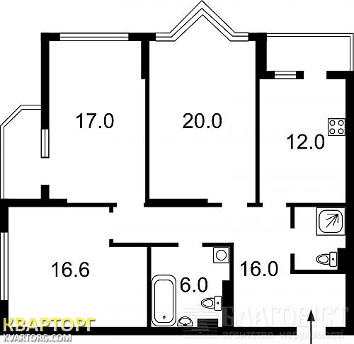 Sell 2-room apartment. Киев,  Бажана — photo 3