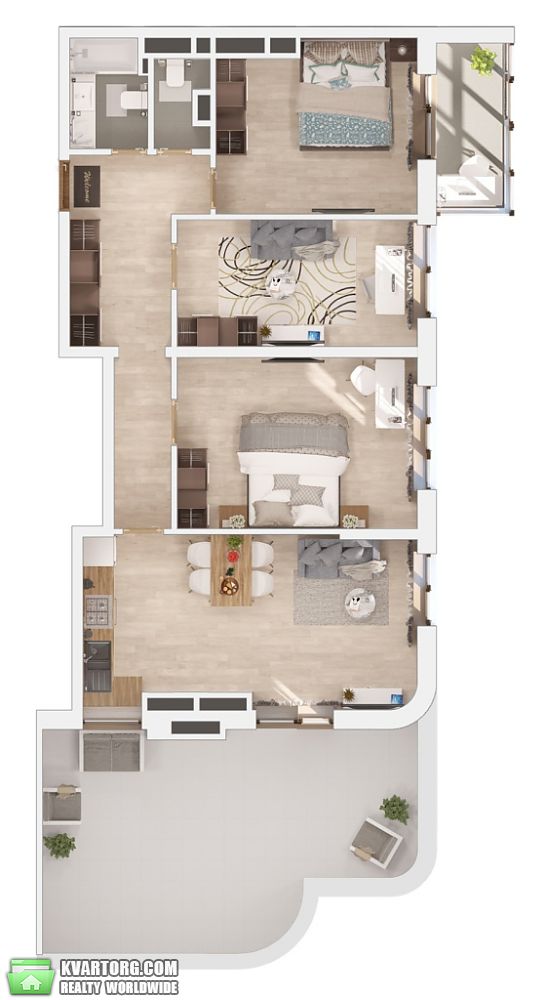 Sell 3-room apartment. Одесса, Вильямса — photo 3