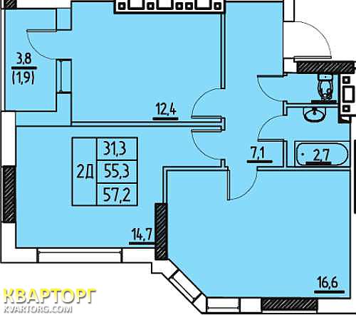 Sell 2-room apartment. Одесса, Левитана — photo 5
