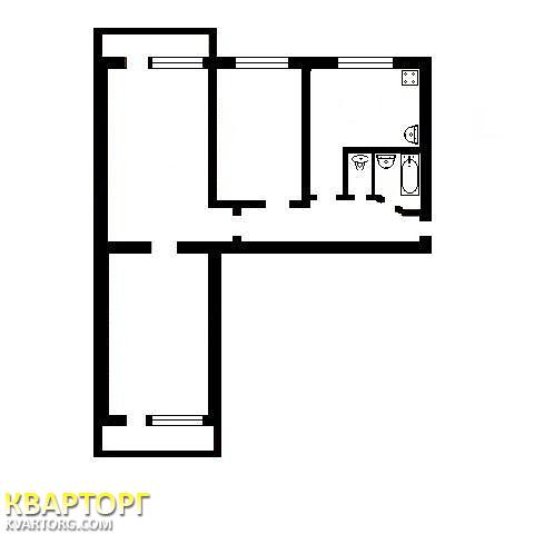 продам 3-комнатную квартиру. Киев,  Мате Залки - фото 1