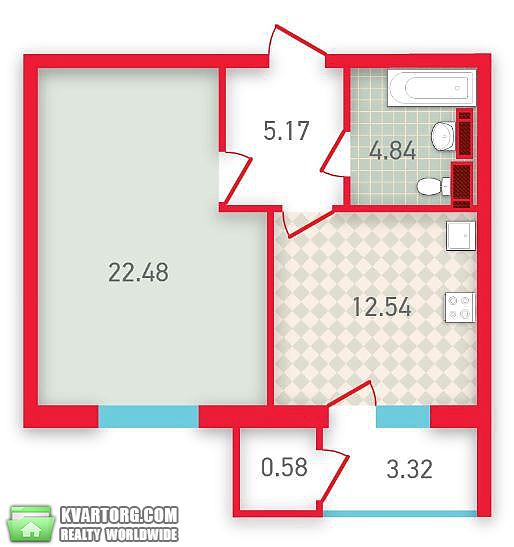 Sell 1-room apartment. Киев,  Новомостицкая — photo 4