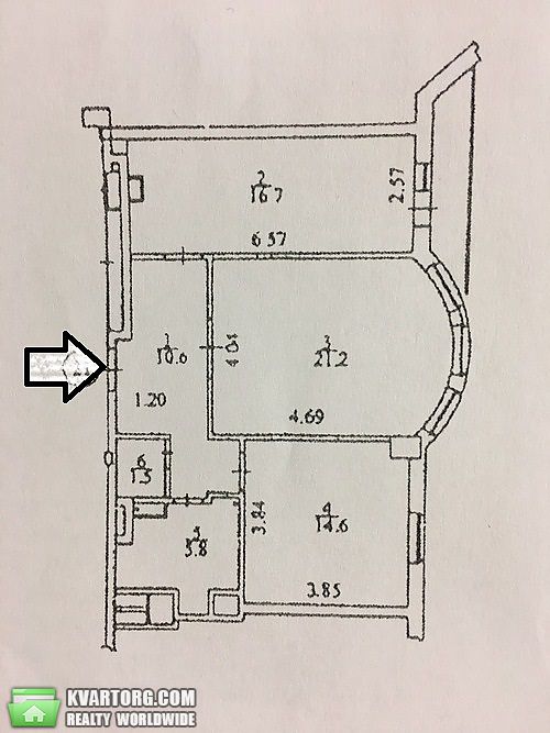 Sell 2-room apartment. Киев,  Толстого — photo 2