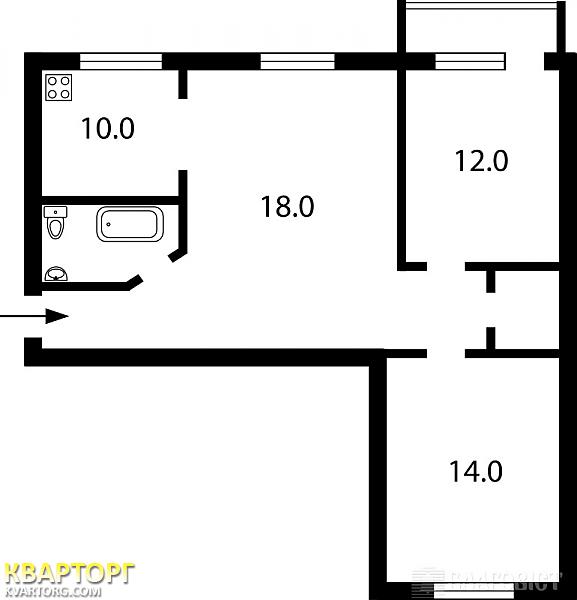 Sell 3-room apartment. Киев,  Энтузиастов — photo 2