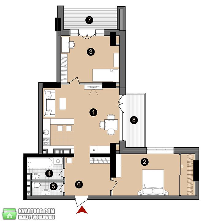 Sell 3-room apartment. Киев,  Артема — photo 4