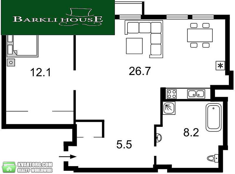 Rent out 2-room apartment. Киев,  Пушкинская — photo 9