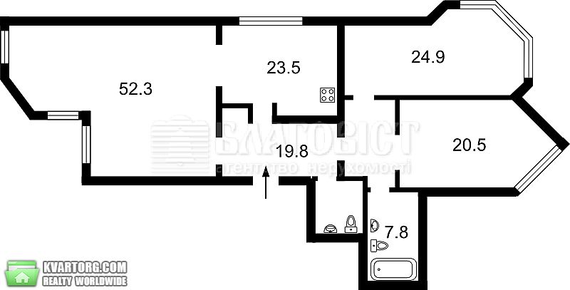 Sell 3-room apartment. Киев,  Героев Сталинграда пр — photo 1